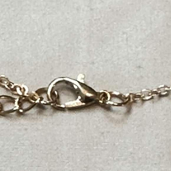 Gold Tone Mystic Glass Crystal Butterfly Pendant - Picture 6 of 16